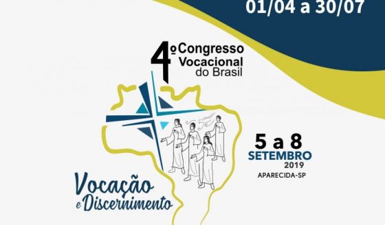 4º Congresso Vocacional do Brasil recebe inscrições para sua 4ª edição em Aparecida (SP)