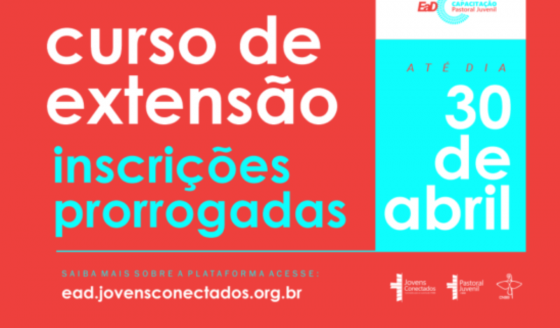 Prorrogadas as inscrições para os Cursos de Capacitação da Pastoral Juvenil do Brasil