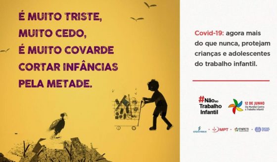 Igreja participa de ações do Dia Mundial do Combate ao Trabalho Infantil, em 12 de junho