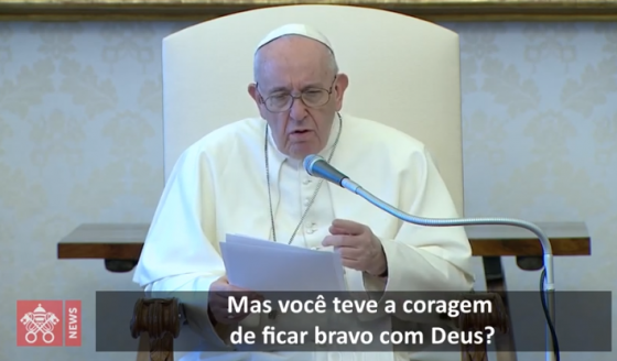 O Papa: aprender com Abraão a rezar com fé, a falar com Deus como um filho ao pai